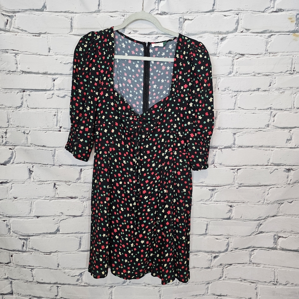 RIXO Larissa Crepe Floral Mini Dress - Picture 2 of 8